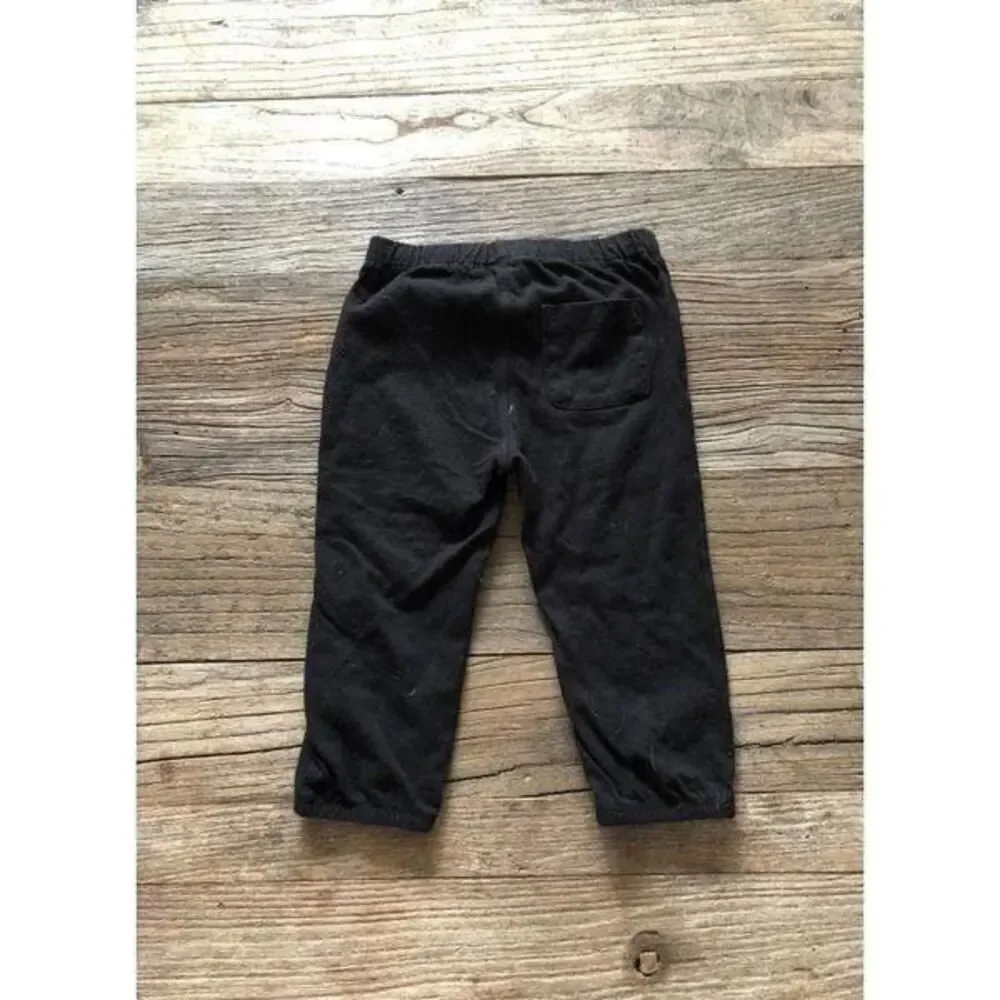 Gap Boy‎ Cotton Black Pants 18-24